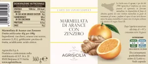 Agrisicilia pomarančová marmeláda so škoricou 360g - 1ks