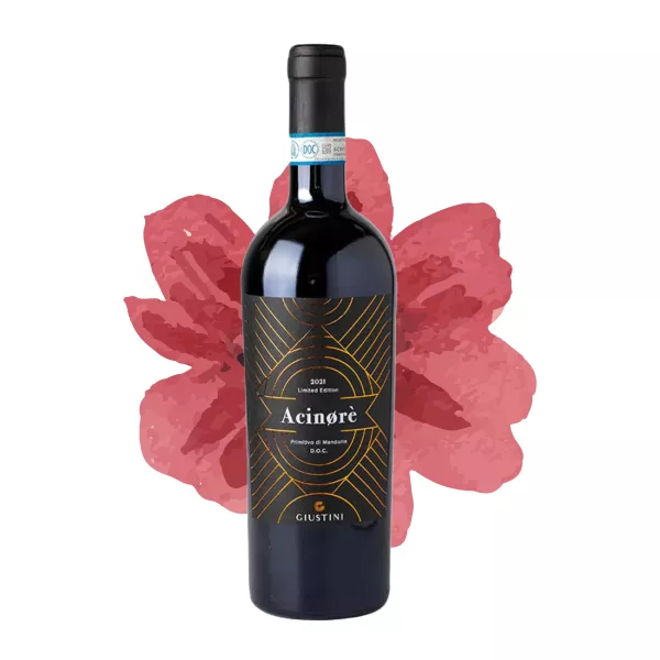 Tenuta Giustini Limited Edition Acinorè Primitivo di Manudria DOC 0,75l - 1ks