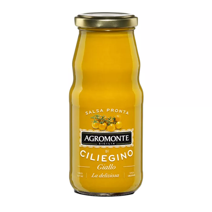 Agromonte hotová omáčka zo žltých cherry paradajok 360g