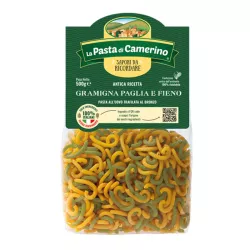 La Pasta di Camerino Gramigna Paglia e Fieno 500g thumbnail-1