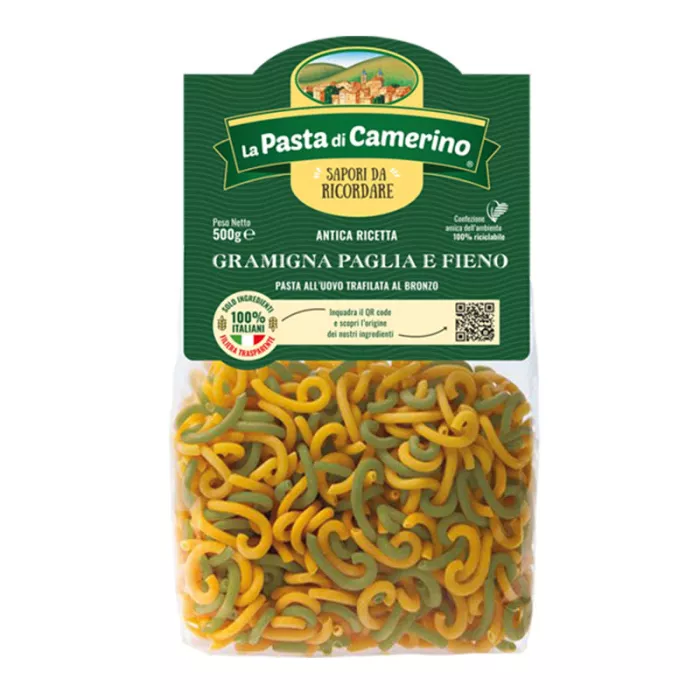 La Pasta di Camerino Gramigna Paglia e Fieno 500g