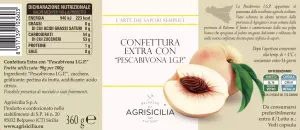 Agrisicilia džem zo sicílskej broskyne I.G.P. 360g - 1ks