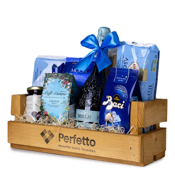 Drevený darčekový kôš - Milano