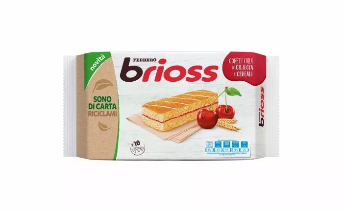 SPOTREBA Ferrero Brioss s čerešňovým džemom a obilninami 280g