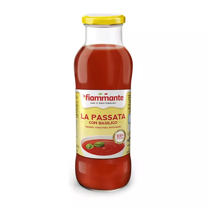 La Fiammante passata s bazalkou 680g