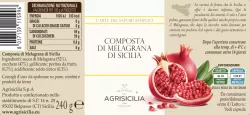 Agrisicilia džem zo sicílskeho granátového jablka 240g thumbnail-2