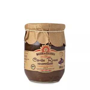 Delizie di Calabria karamelizovaná červená cibuľa 590g