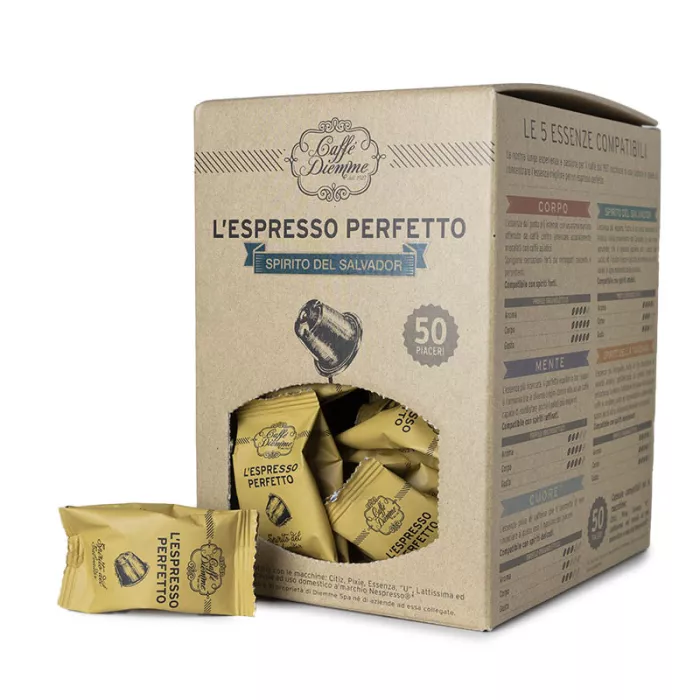 Caffé Diemme Kávové Kapsule Spirito Del Salvador 10g 50ks Caffé Diemme Kávové Kapsule Spirito Del Salvador 10g 50ks