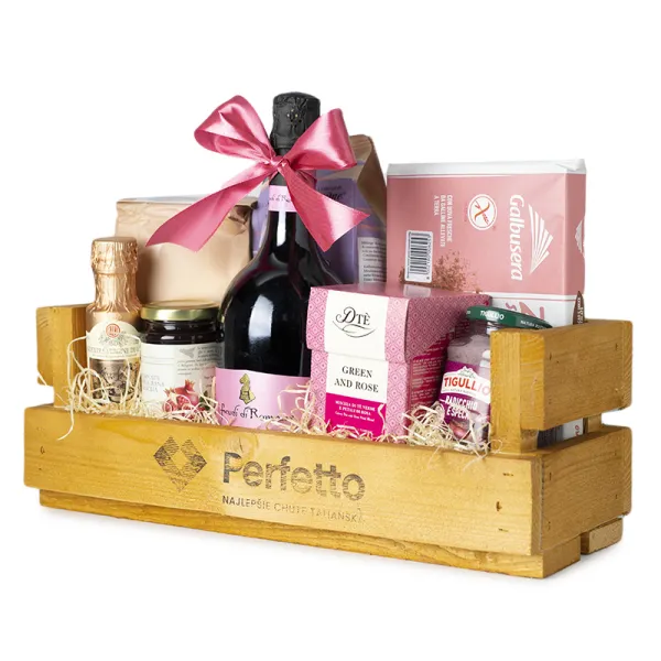 Drevený darčekový kôš - Terst