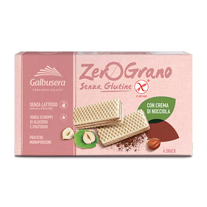 Gelbusera Wafer plnené lieskovcovým krémom bez lepku 180g