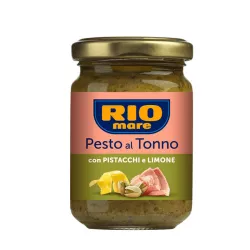 Rio Mare tuniakové pesto s pistáciami a citrónom 130g thumbnail-1