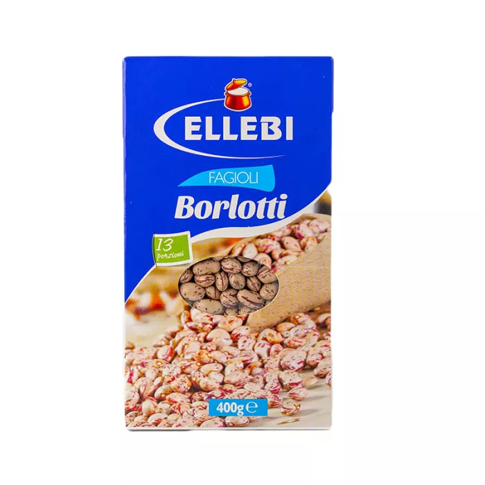 Ellebi fazuľa Borlotti 400g