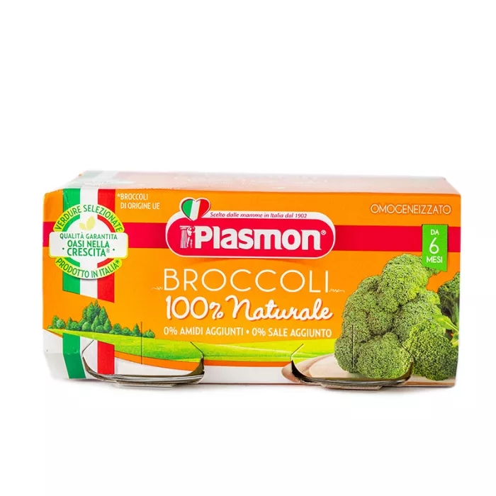 Plasmon Detský Príkrm Brokolica 100% Prírodné 160g