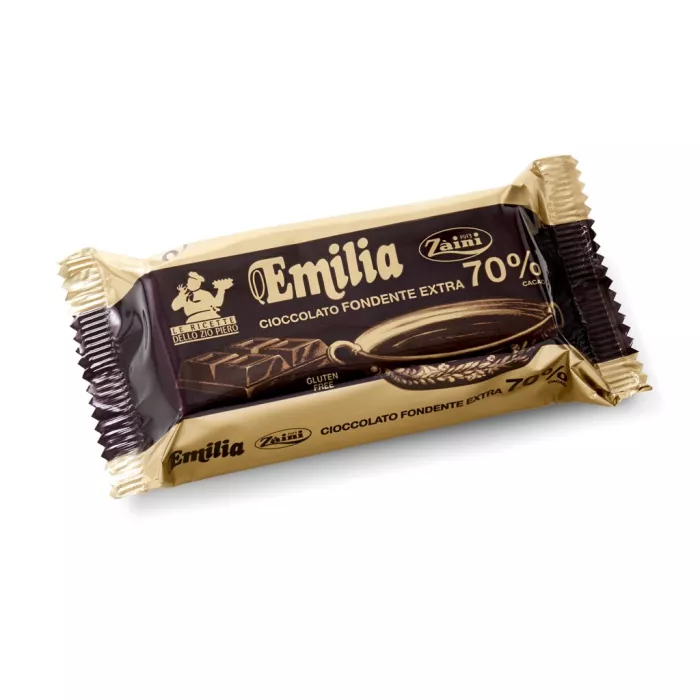 Zàini Emilia čokoláda extra tmavá 70% 200g