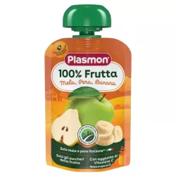 Plasmon ovocný príkrm z jablka, hrušky a banánu 100 g thumbnail-1