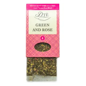 Caffé Diemme DTÉ Green and rose  zmes zeleného čaju a lupeňov ruží 36g - 1ks