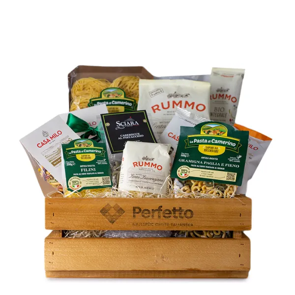 Drevený darčekový kôš - Roma