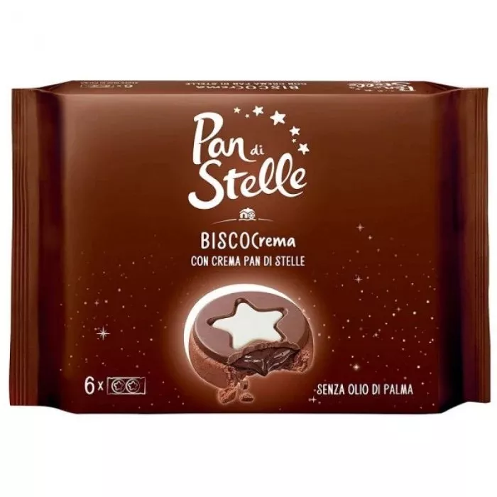 Pan di Stelle sušienky s kakaovým krémom a čokoládou 168g