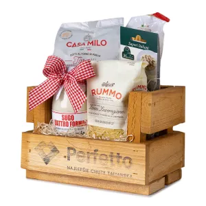 Drevený darčekový kôš - Palermo
