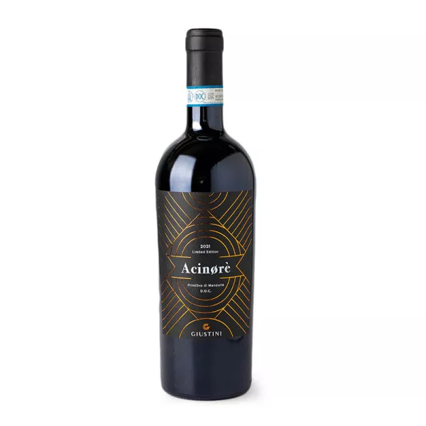 Tenuta Giustini Limited Edition Acinorè Primitivo di Manudria DOC 0,75l - 1ks