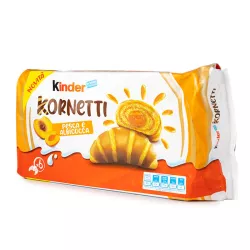 Fererro Kinder Kornetti s broskyňovou a marhuľovou náplňou 252g thumbnail-1