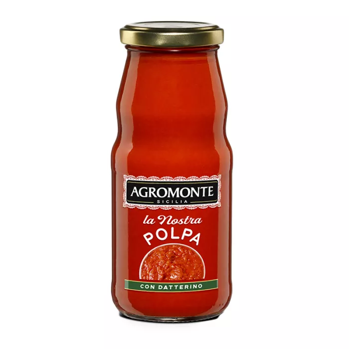 Agromonte paradajková dužina s paradajkami Datterino 360g