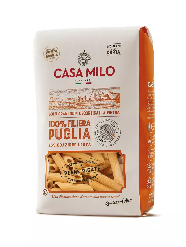 Casa Milo Penne Rigate 500g - 1ks