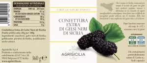 Agrisicilia džem z čiernej moruše 360g - 1ks