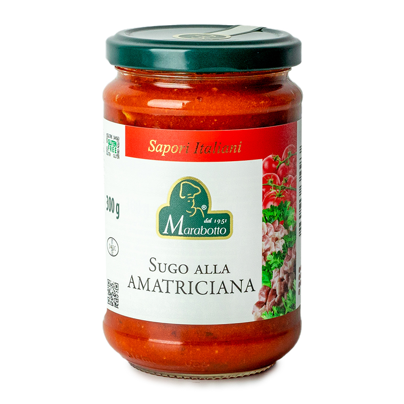 E-shop Marabotto paradajková omáčka amatriciana 300g - 1ks