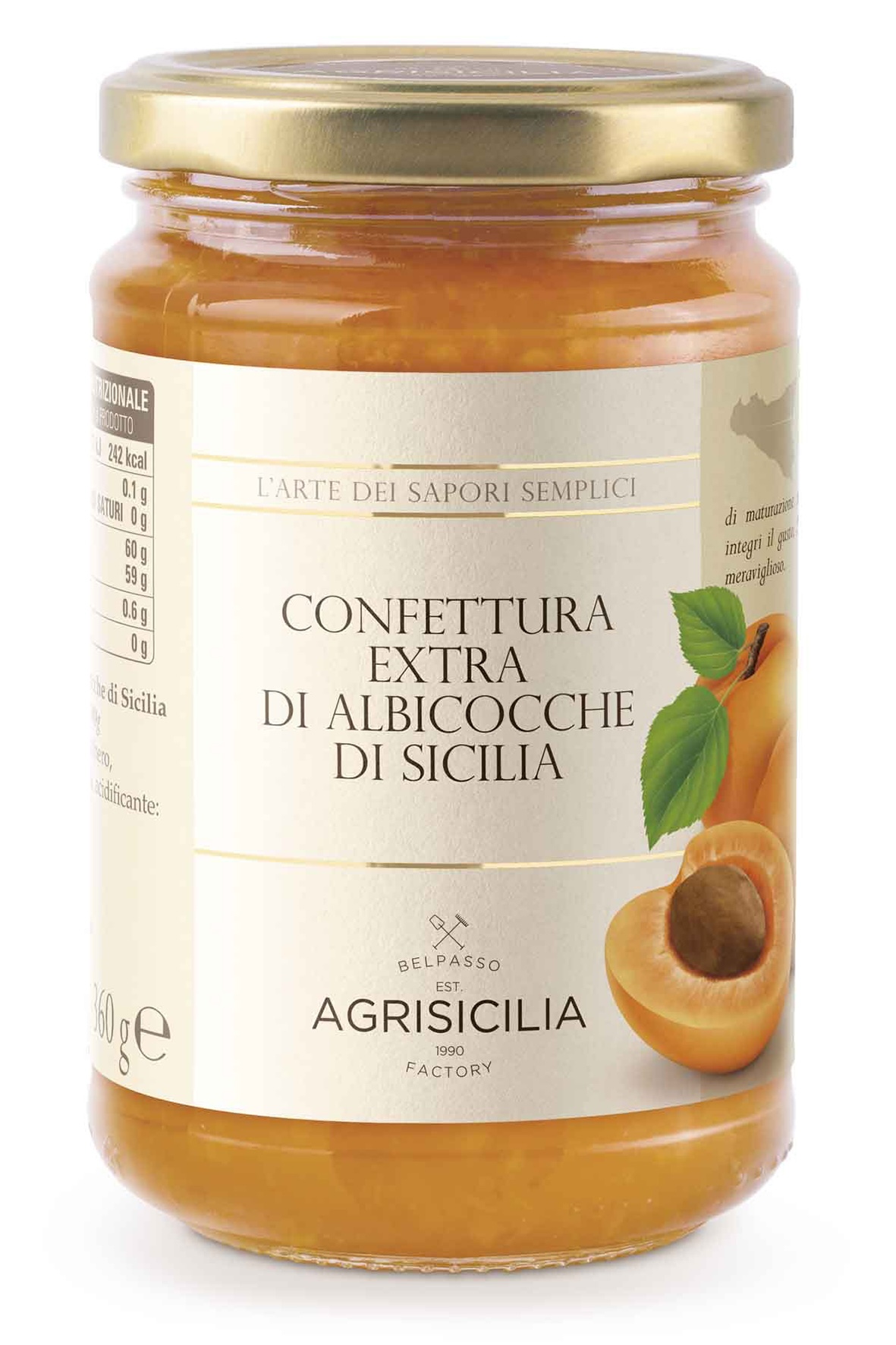 E-shop Agrisicilia džem zo sicílskej marhule 360g - 1ks