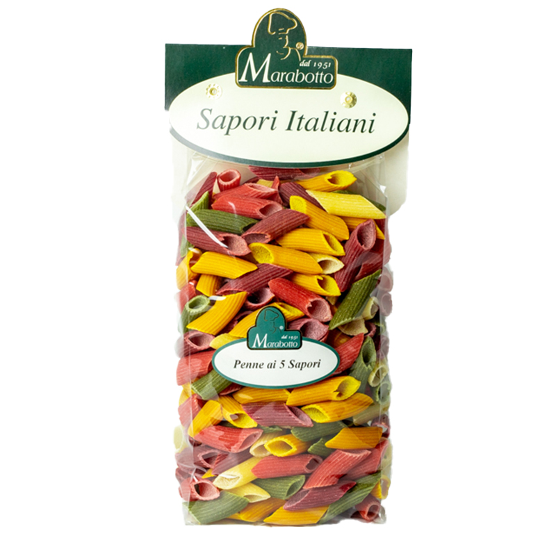 E-shop Marabotto Penne 5 - farebné 500g - 1ks