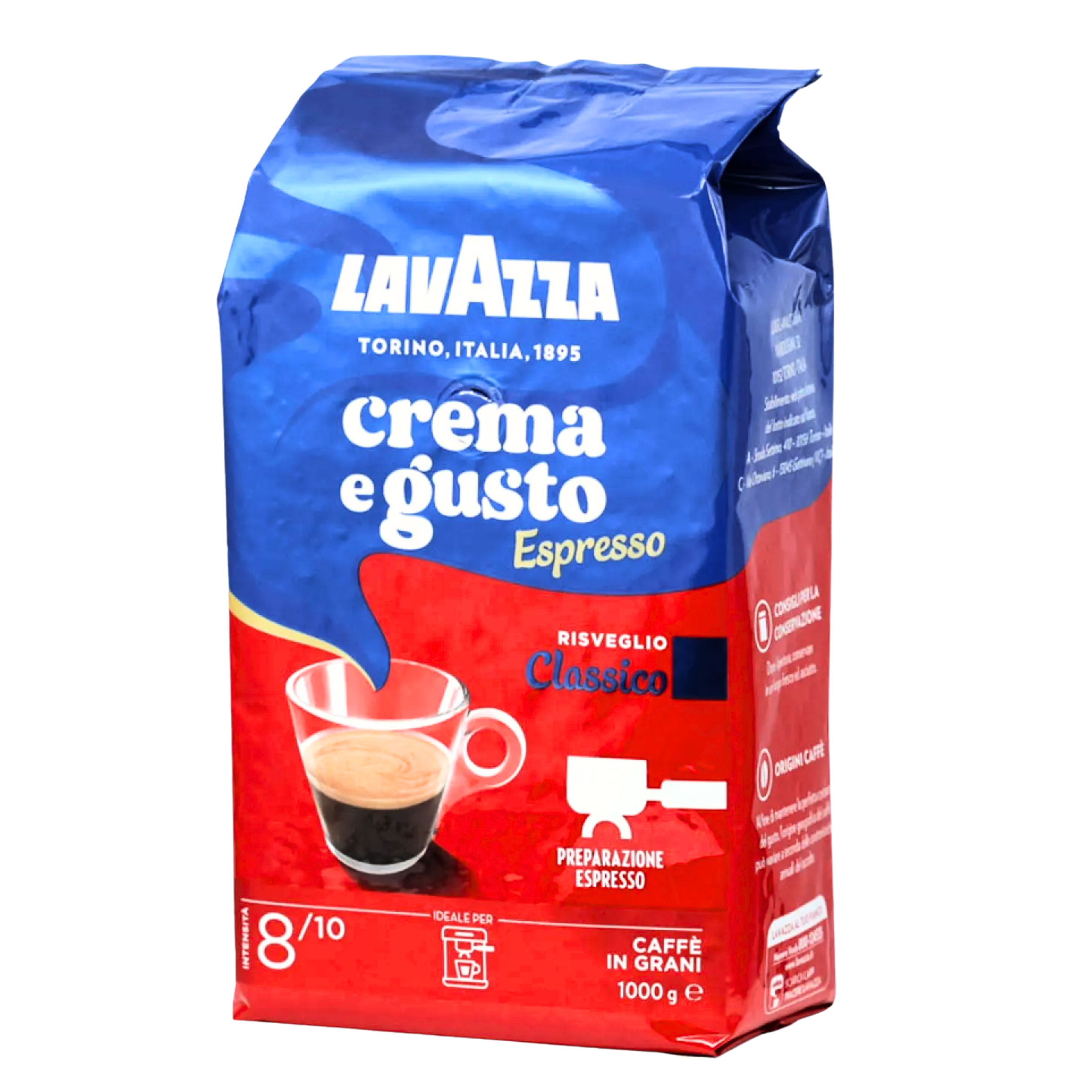 E-shop LavAzza Crema e Gusto zrnková káva 1kg - 1ks