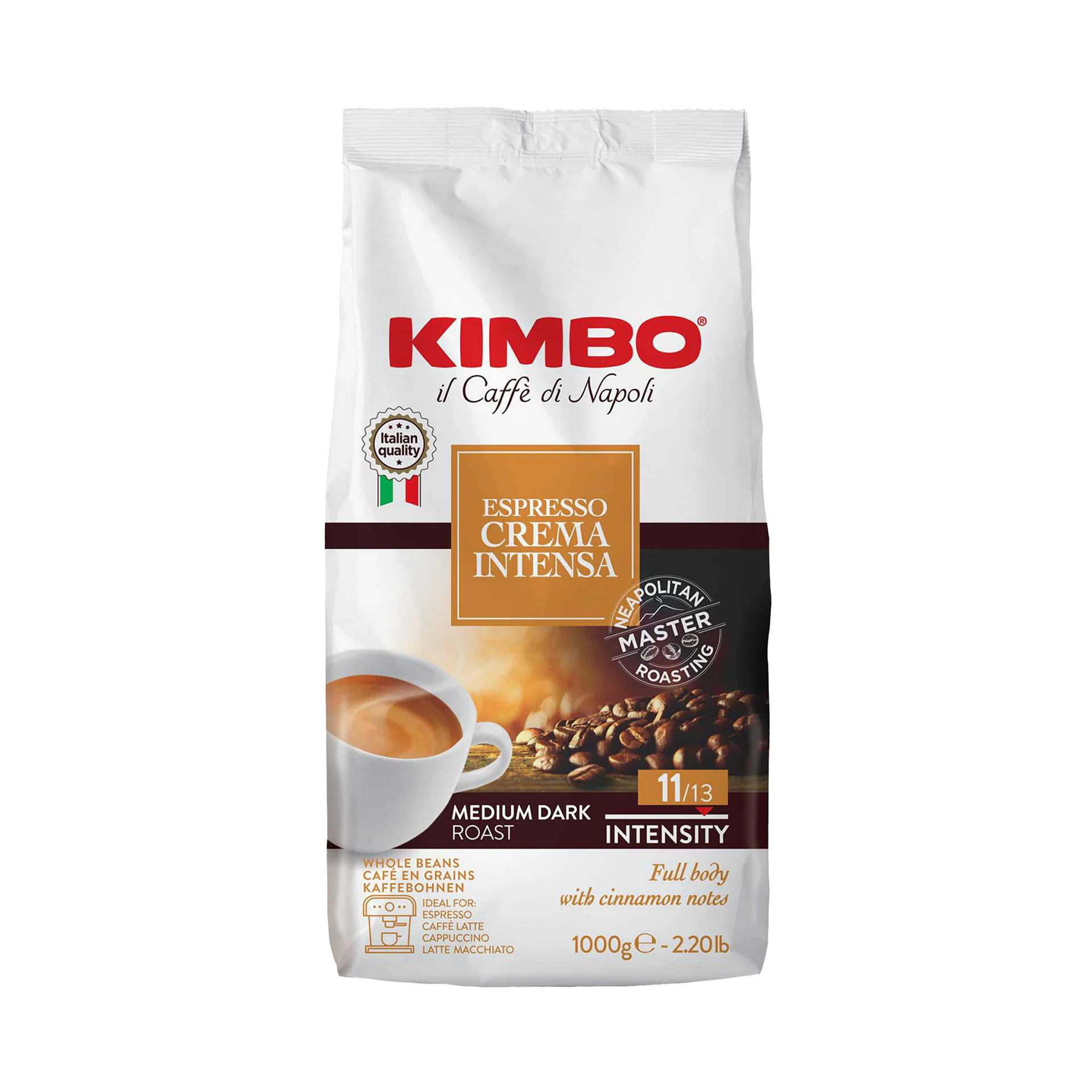 E-shop Kimbo Espresso Crema Intensa zrnková káva 1kg - 1ks