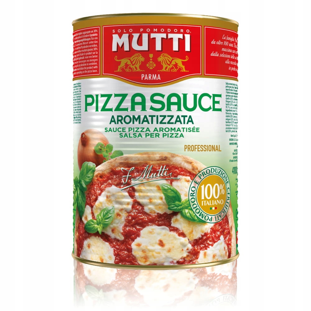 E-shop Mutti paradajková omáčka na pizzu s korením 4100g - 1ks