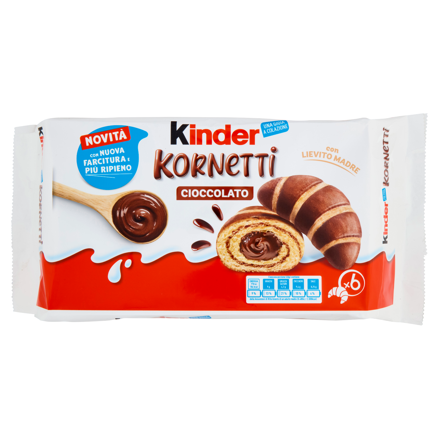 E-shop Fererro Kinder Kornetti s čokoládovou náplňou 270g - 1ks