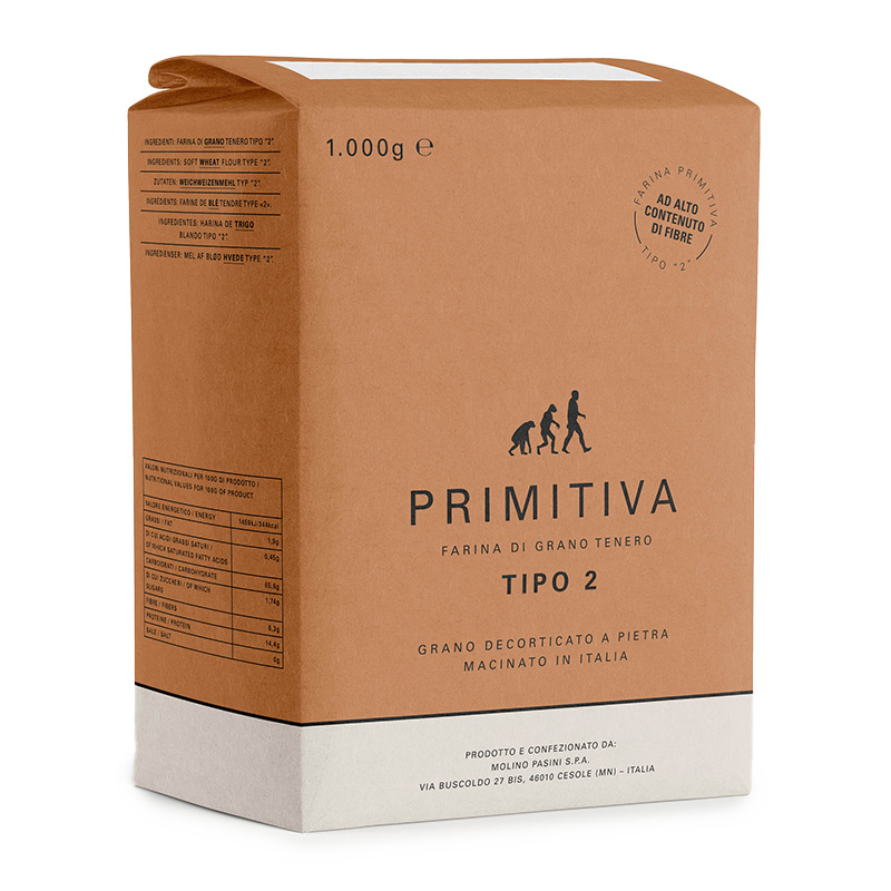 E-shop Molino Pasini talianska múka Primitiva Tipo "2" 1kg - Kartón (10ks)