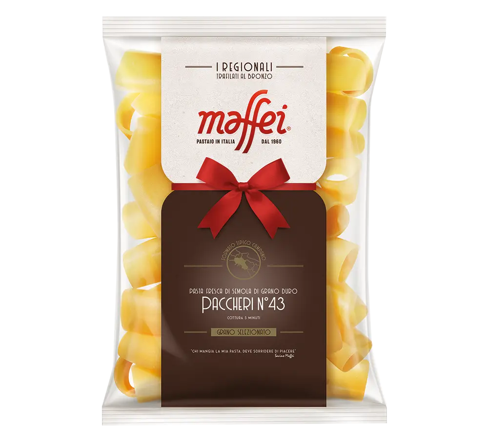 E-shop Maffei chladené bezvaječné Paccheri N°43 al Brondzo 450g - 1ks