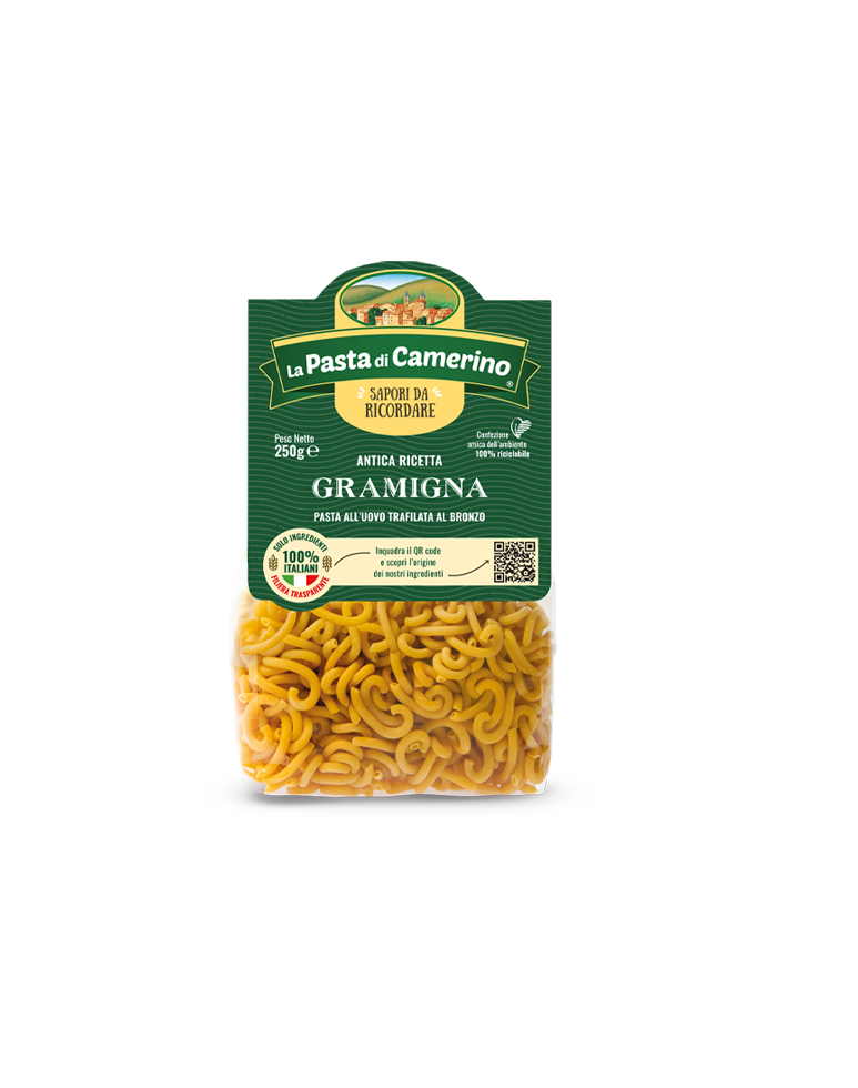 E-shop La Pasta di Camerino vaječné cestoviny Gramigna 250g - 1ks