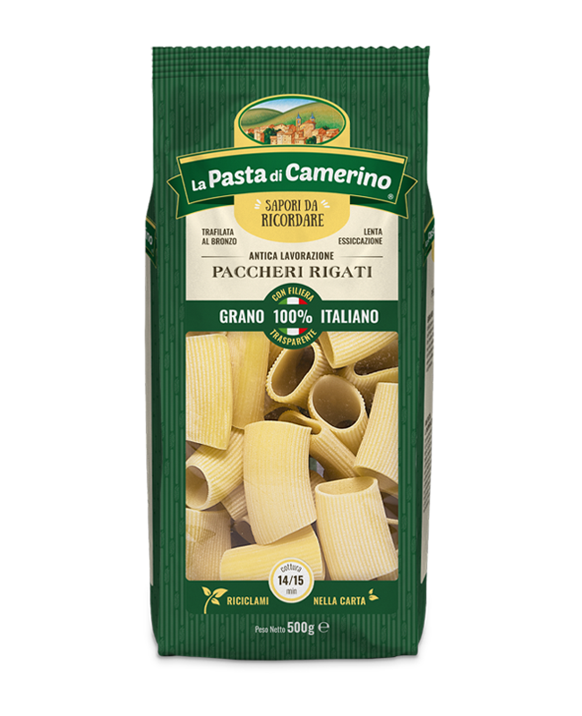 E-shop La Pasta di Camerino Paccheri Rigati 500g - 1ks
