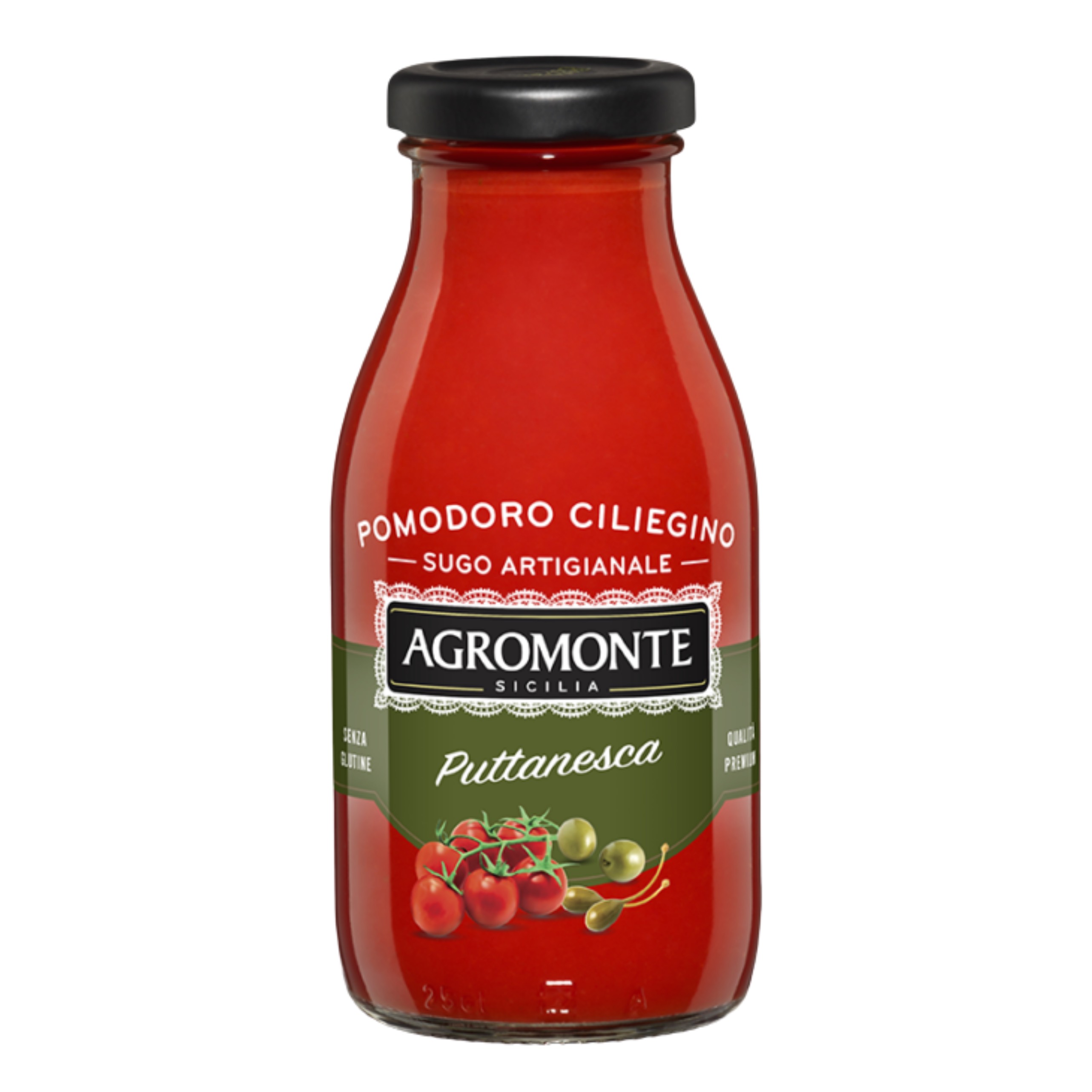 E-shop Agromonte paradajková omáčka Puttanesca s olivami 260g - 1ks