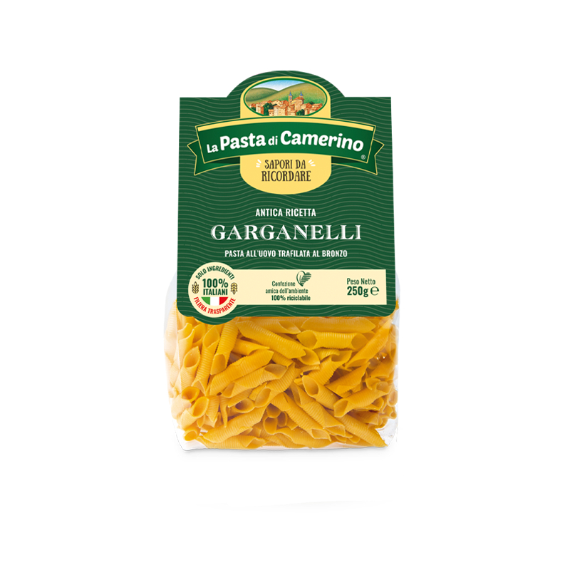 E-shop La Pasta di Camerino vaječné cestoviny Garganelli 250g - 1ks