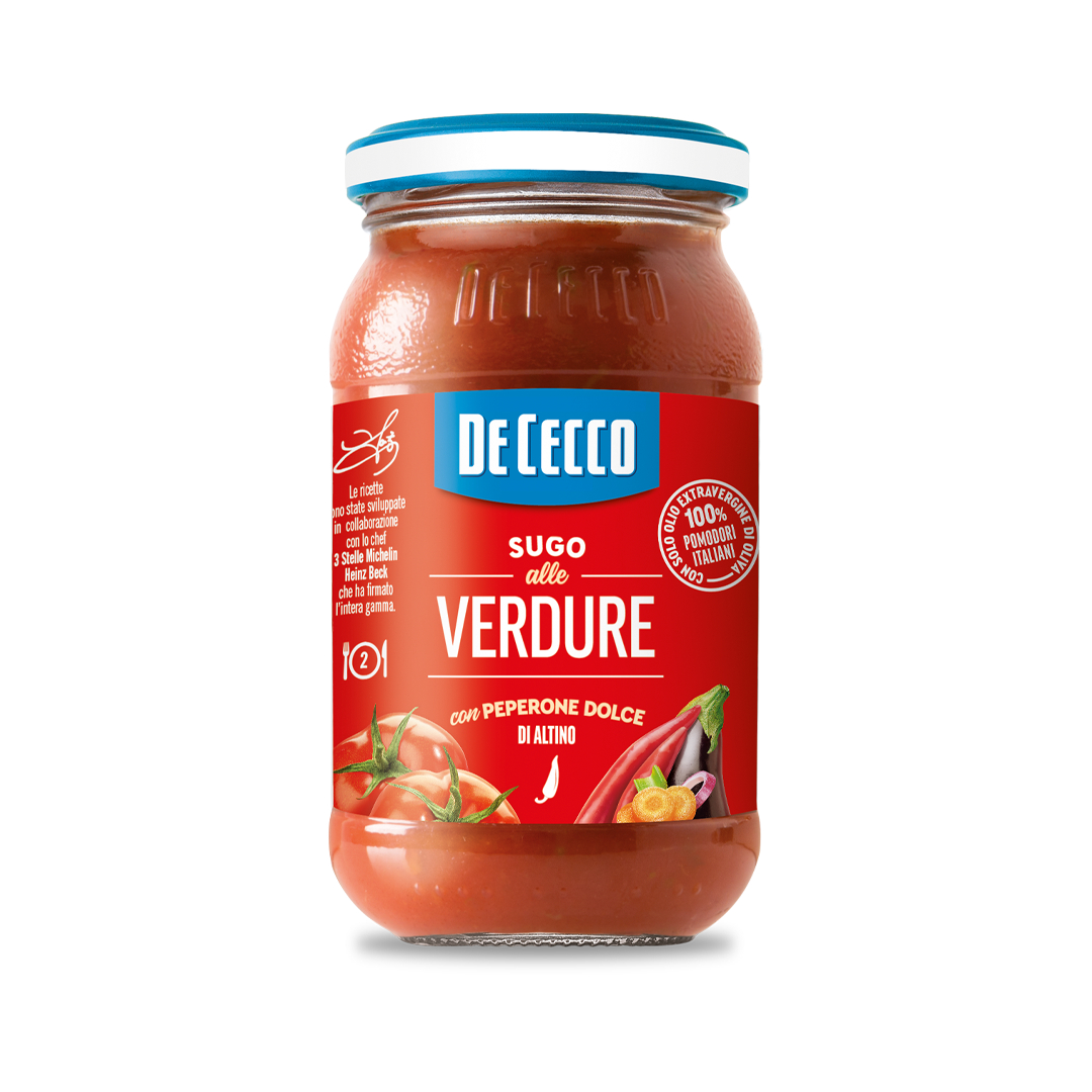 E-shop De Cecco omáčka alle Verdure 200g - 1ks