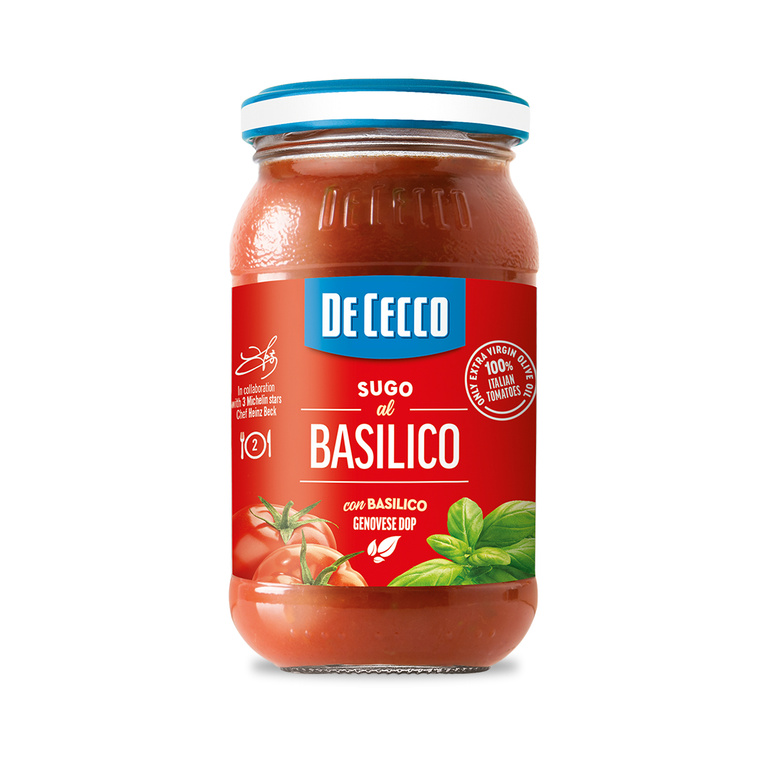 E-shop De Cecco omáčka al Basilico 200g - 1ks