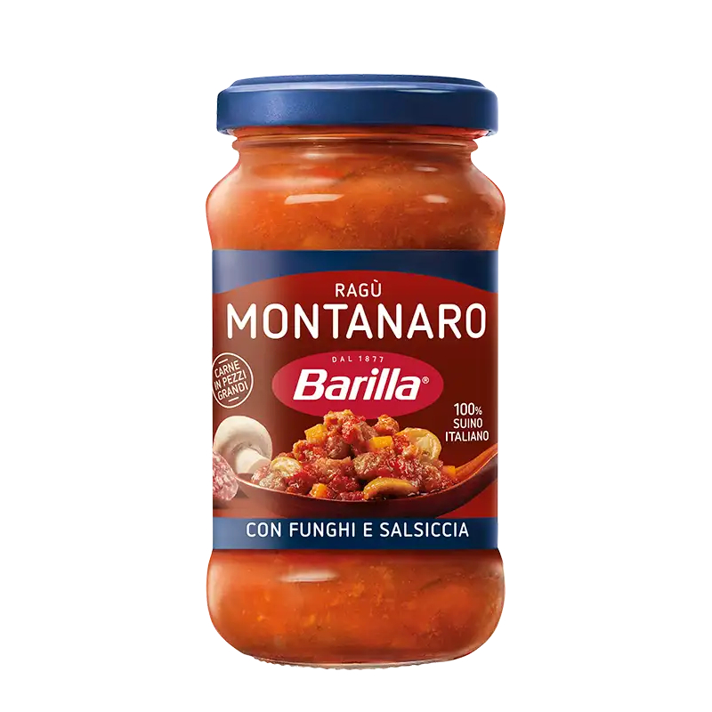 E-shop Bariila ragú Montanaro s hubami a klobáskou 300g - 1ks