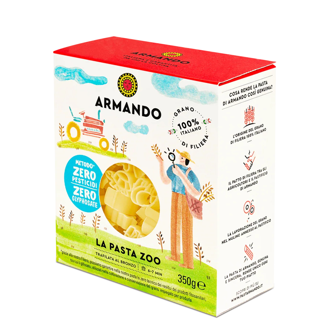E-shop Grano Armando cestovinové zvieratká 350g - 1ks