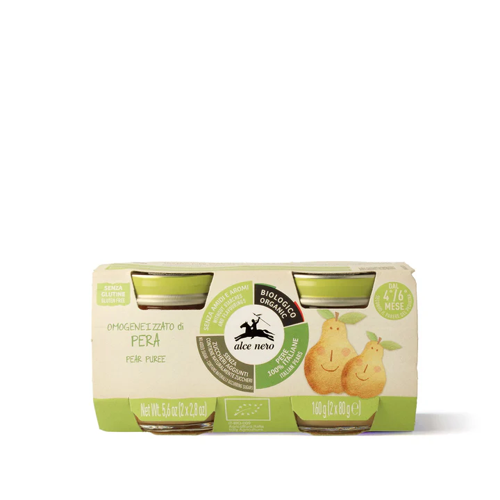 E-shop Alce Nero Bio hruškové pyré 2x80g - 1ks
