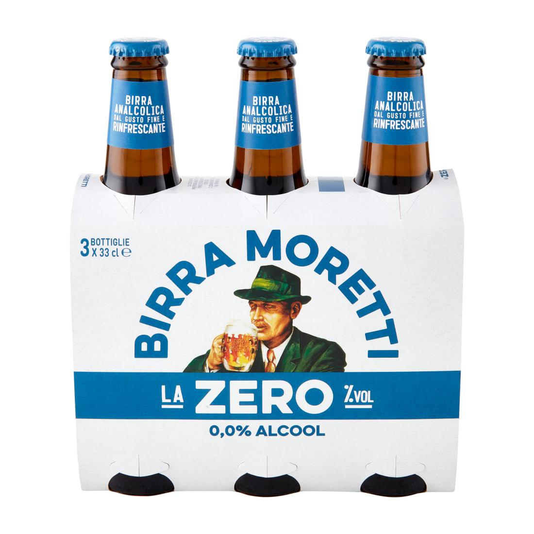 E-shop Birra Moretti nealkoholické pivo 3x0,33l - 1ks