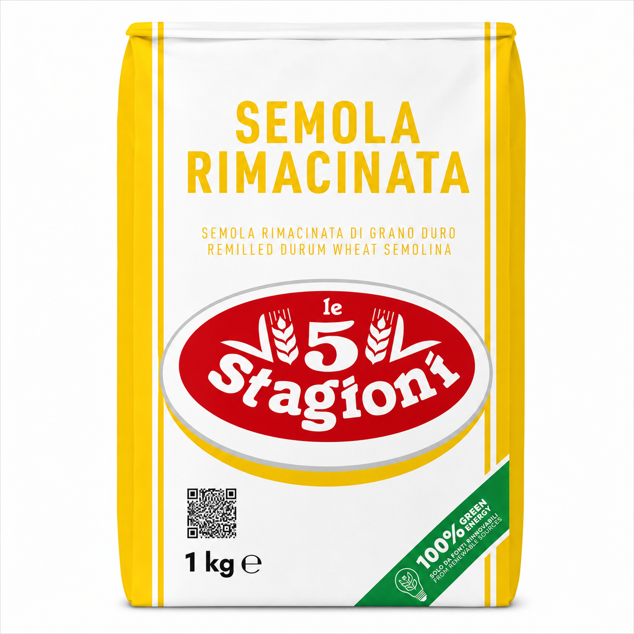 5 Stagioni talianska múka Semola Rimacinata 1kg - 1ks